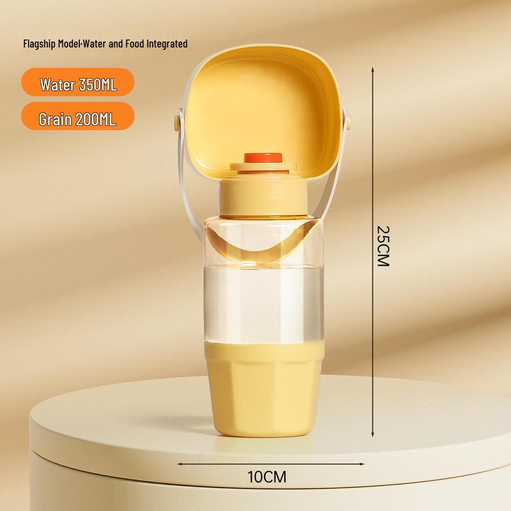 Portable Dog Water and Food Travel Cup and Bowl for Walking