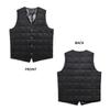 Taion Gilet 003A Men's V-Neck Button-Down