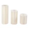 Wedding Centerpieces Cardboard Vases - Set of 3 Flower Vase Flowers Stand for Party Tables Decorations - Elegant Bulk Weddings