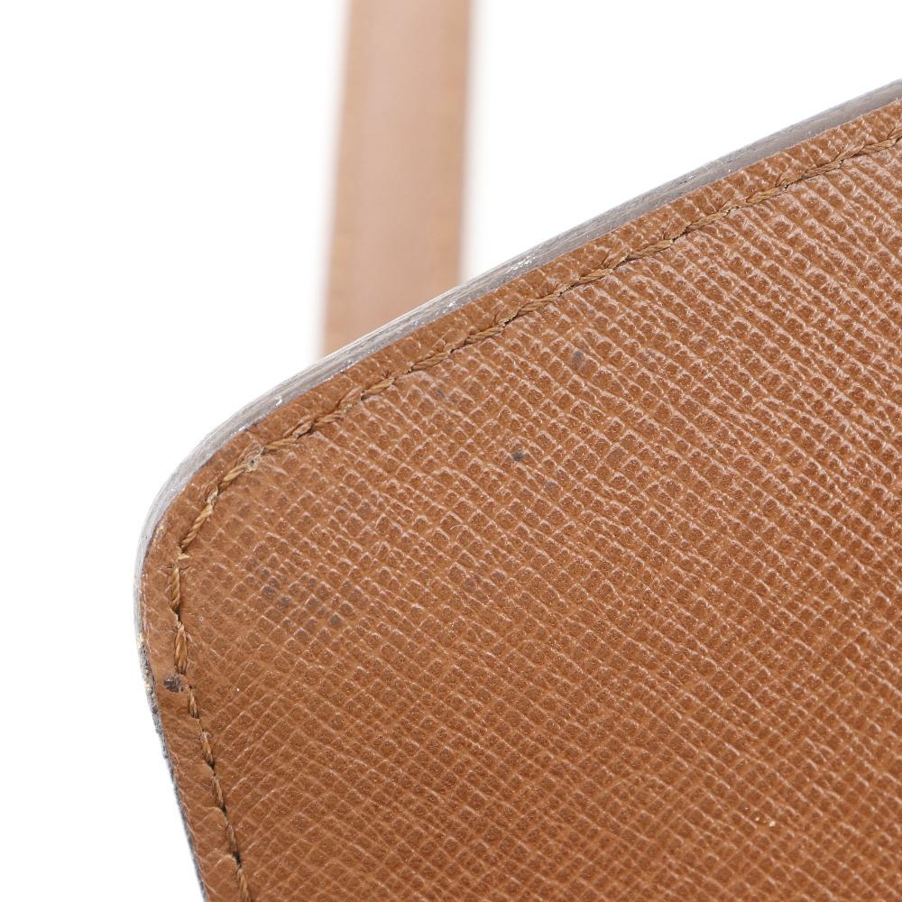 Louis Vuitton Bordeaux 24 Shoulder Bag M51798 Vintage 2-way Clutch Brown Monogram Canvas Women Used