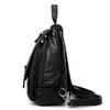 Backpack Casual soft leather schoolbag Travel small backpack