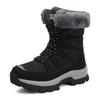 Winter Warm Snow Boots for Women - Fleece - Lined Thickened Travel - Ready Cotton Boots Outdoor Hiking Boots Ski Boots