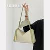Crossbody genuine leather pillow bag, underarm bag, women's shoulder bag, high-end top-layer cowhide bag, bucket bag