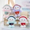 Little Sheep Plush Keychain Cute Soft Stuffed Animal Doll Pendant Fashion Backpack Decor for Girls Gift