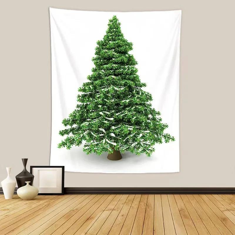 Christmas Tree Decoration Pattern Living Room Interior Home Wall Tapestry