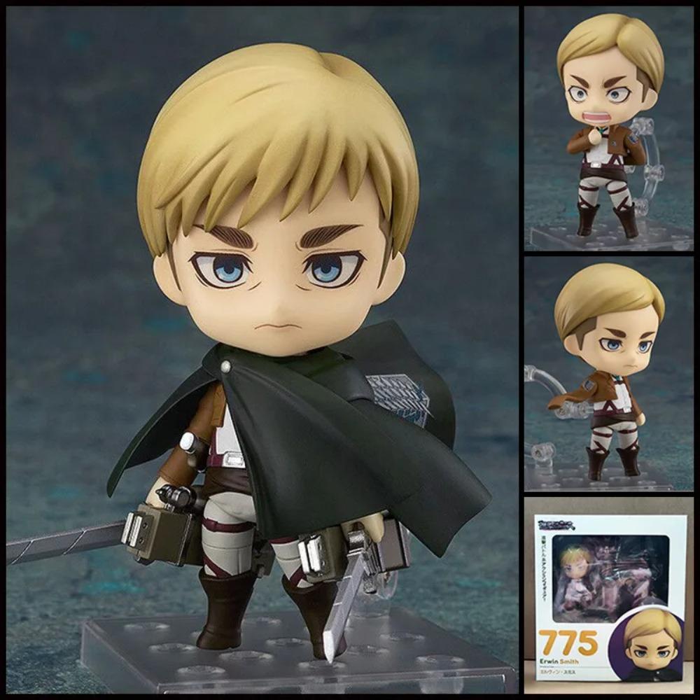 Attack on Titan Animation Seriefigurer Leksak Eren Mikasa Levi Hange Reiner Anime Action Rörliga Modellfigurer Samling NTR