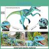 Dinosaur Compsognathus And Eoraptor Lunensis Model Static Display With Movable Jaw For Kids And Collectors
