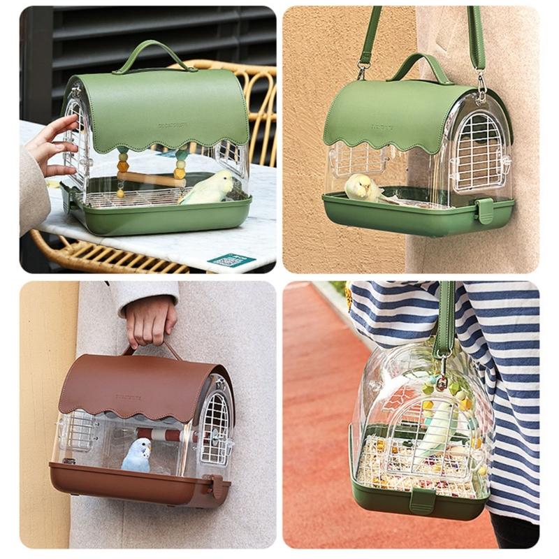Outdoors Parrots Bird Cages Suit Ventilated Parrots Cage Portable Parrots Cage for Outdoor Activity