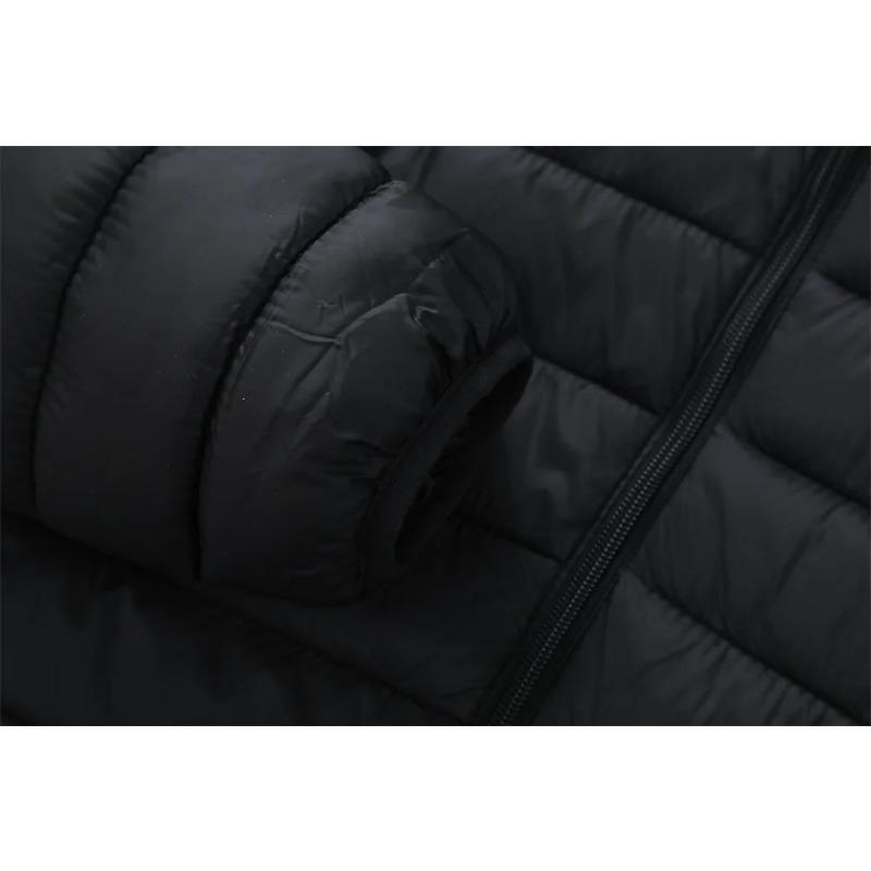 New Winter Fleece-Lined Thickened Cotton Coat Business-Casual Windproof Warm Lightweight Fashionable Hooded Jacket Sports Jacket