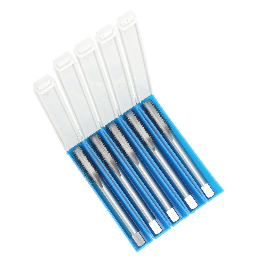 5pcs Professional High Speed Steel Screw Tap Straight Flute Thread Taps Set Accessory M12