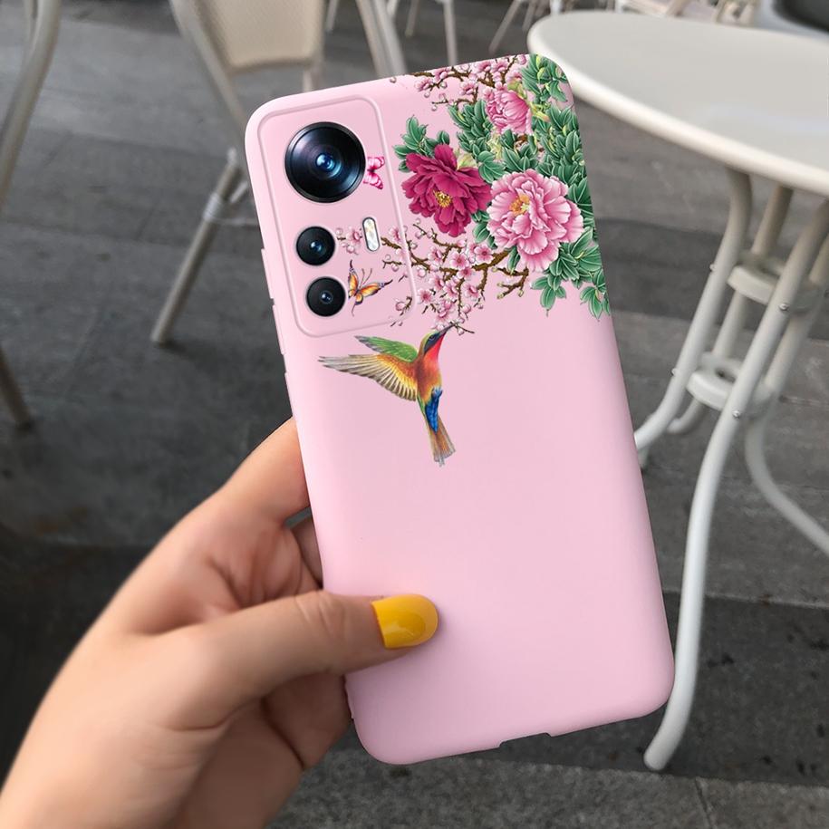 For Xiaomi 12T Pro Case 2022 Cute Sunflower Pretty Girls Cover Silicone Soft Phone Case For Xiaomi Mi12T Mi 12T Pro Cover Bumper