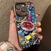 Mechanical Gear Pattern Electroplate Silver IMD Phone Case For iPhone 17 11 12 13 14 15 16 Pro Max 16E 7 8 Plus X XS XR SE Cover
