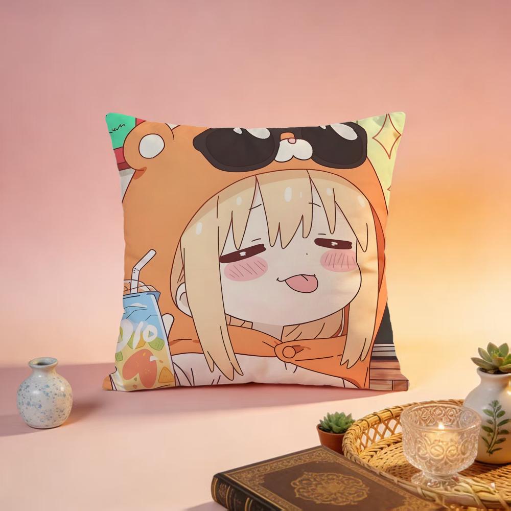 Fashion HHimouto Umaruchaning Cushion Cover Premium SkinFriendly Pillow Case MultiPurpose for Home Office Travel