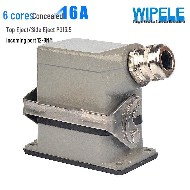 Heavy-Duty Waterproof Aviation Plug Socket HDC-006