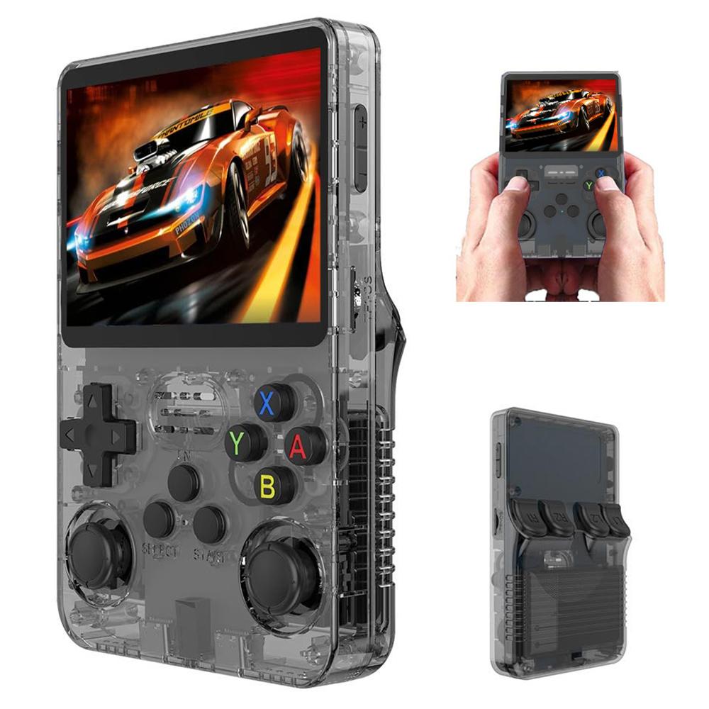 

R36s 3.5 inch IPS Screen Handheld Retro Game Console with 64G TF Card B