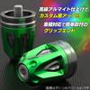 Bar End Ends for Kawasaki and NINJA250 H&b Caps/Grip Z900RS, ZRX1200DAEG, (Green)