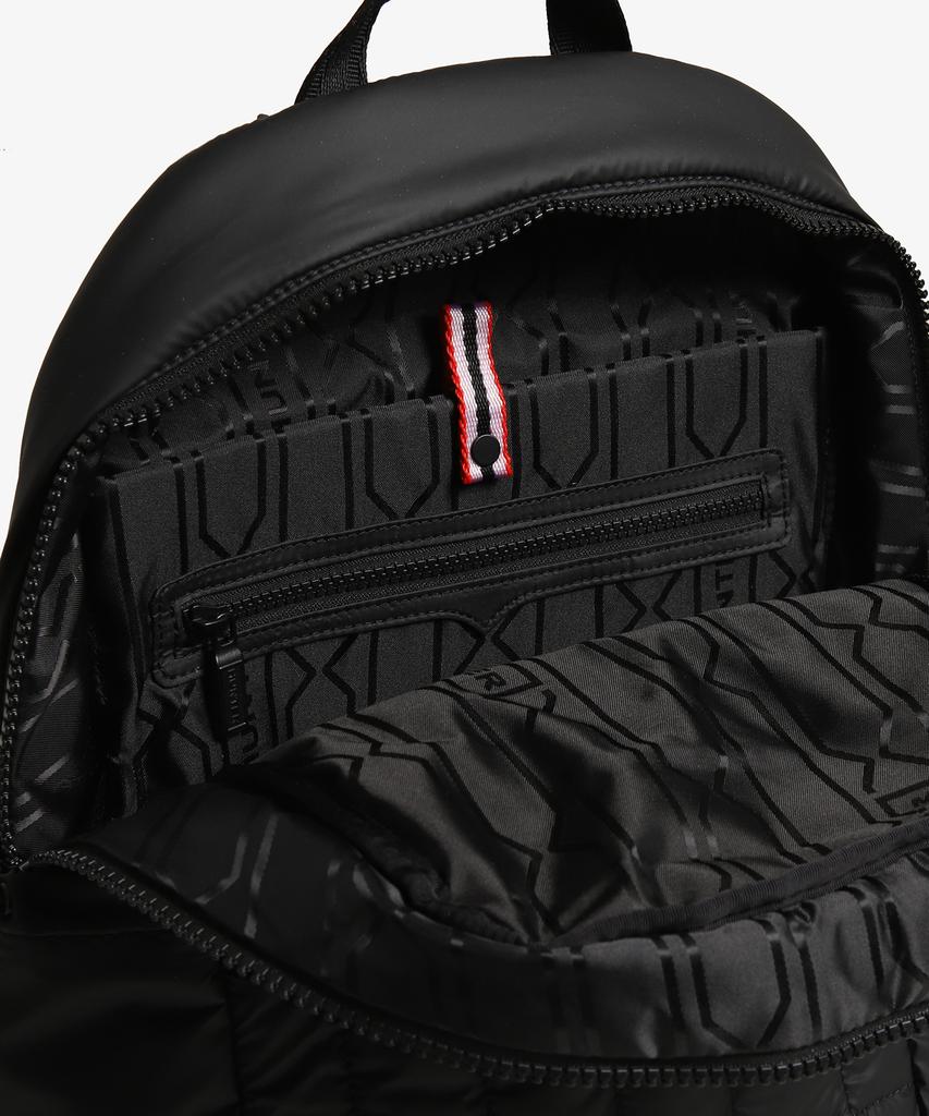 Hunter [Unisex] Intrepid Puffer Large Backpack - Black/Red Box Logo