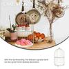 Metal Glass Cake Dessert Stand Cupcake Holder Wedding Display Tray Cosmetics Organizer Pastry Shelf Kitchen Barware Baking Tool