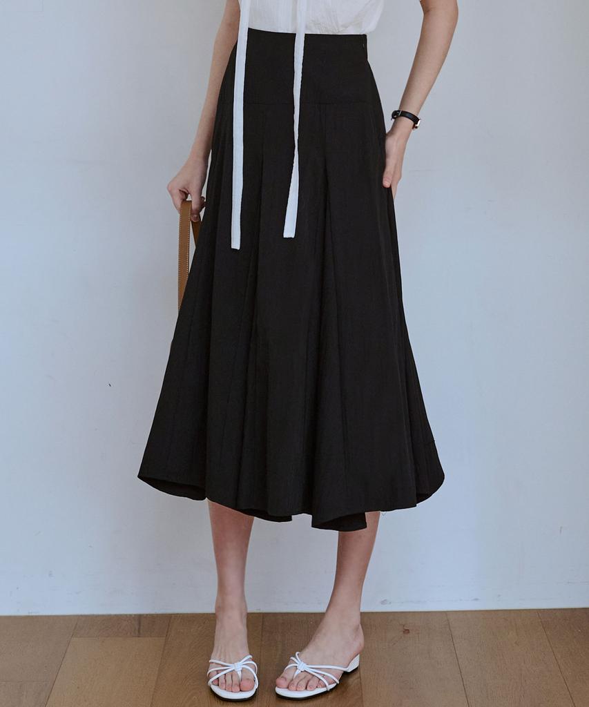 Lucida Veil Pleated Skirt_2 Colors