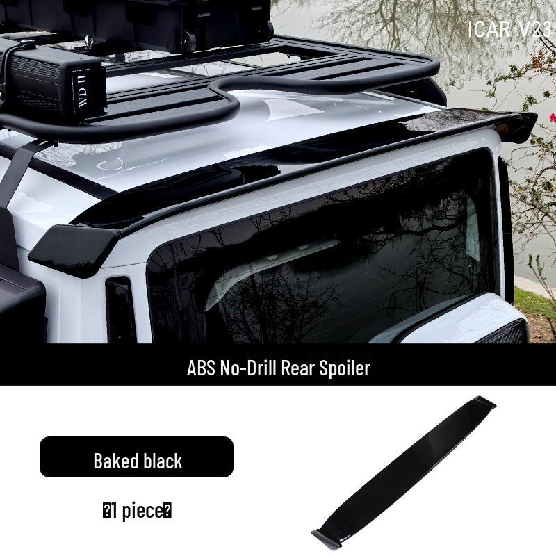Chery ICAR V23 Headlight Eyebrows & Front Bumper Fog Light Protector with Fan