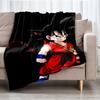 Dragon Ball Theme Printed Blanket - Perfect for Couch, Bed, Travel & Outdoor Use | Machine Washable, Cozy & Durable.