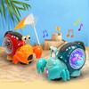 Crawling Crab Baby Toy Walking Tummy Time Dancing Early Educational Interactive Musical Light Toys Toddler For Kids Gifts