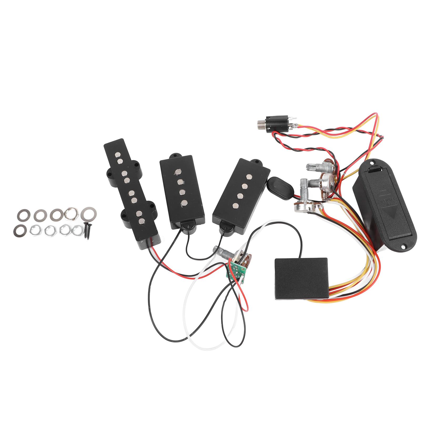 

Электрический басовый звукосниматель Отличная схема подключения предусилителя аудиовыхода Гитарный басовый звукосниматель