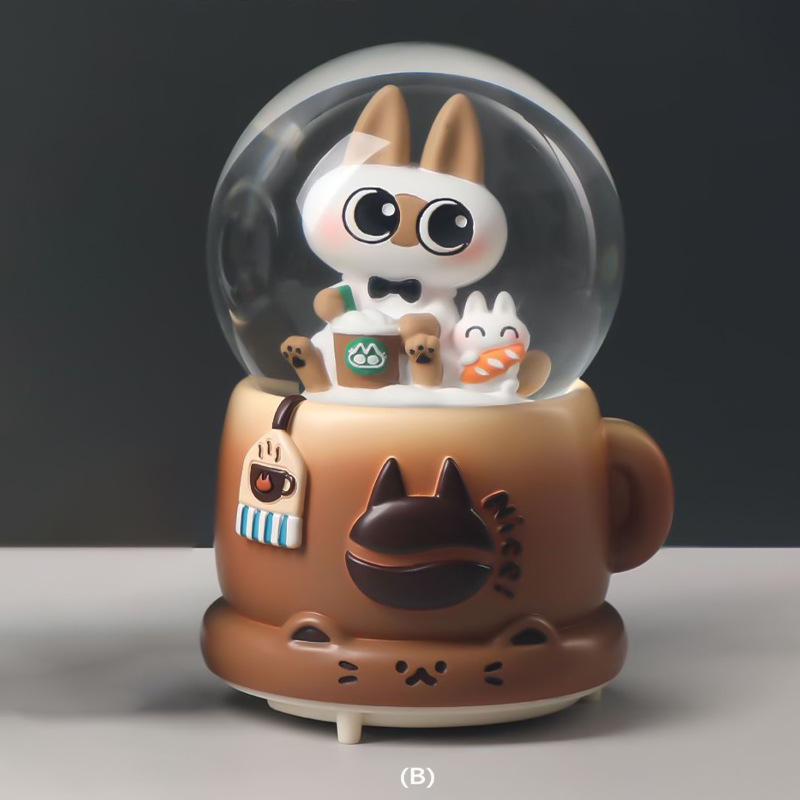 Astronaut Crystal Ball Music Box Ornament - Student Snow Globe Birthday Gift