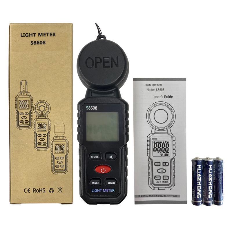 High-Precision Digital Light Meter - Illuminance & Lumen Tester