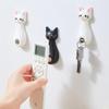 Magnetic Hook Punch-free Remote Control Hook Strong Paste Wall Magnetic Storage Hook Traceless Holder Cat