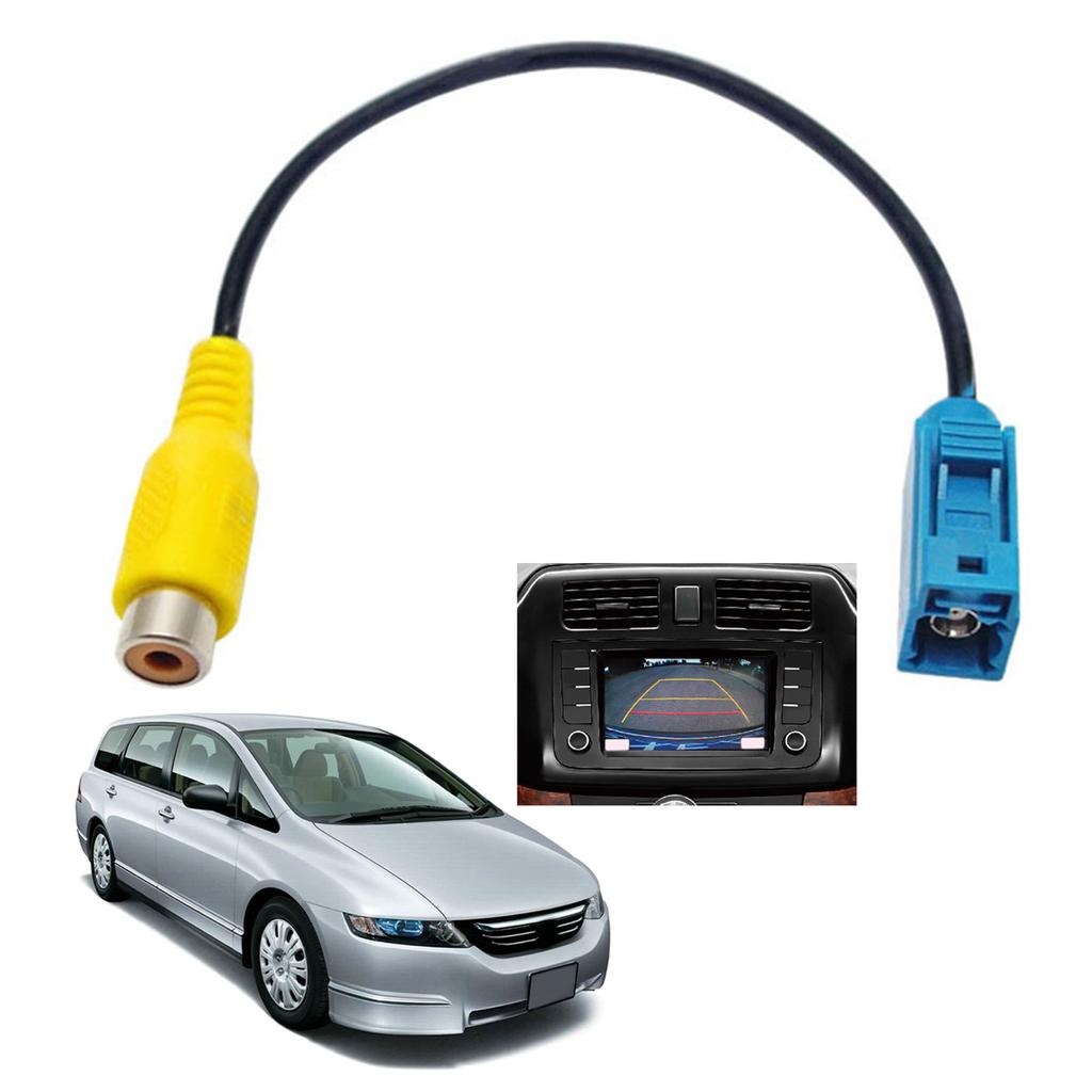 Oppgradert Ryggekameraadapterkabel for bil Fakra Hunn til RCA Hunn Kompatibel med C/E/GLKS80L 30cm/12-tommer