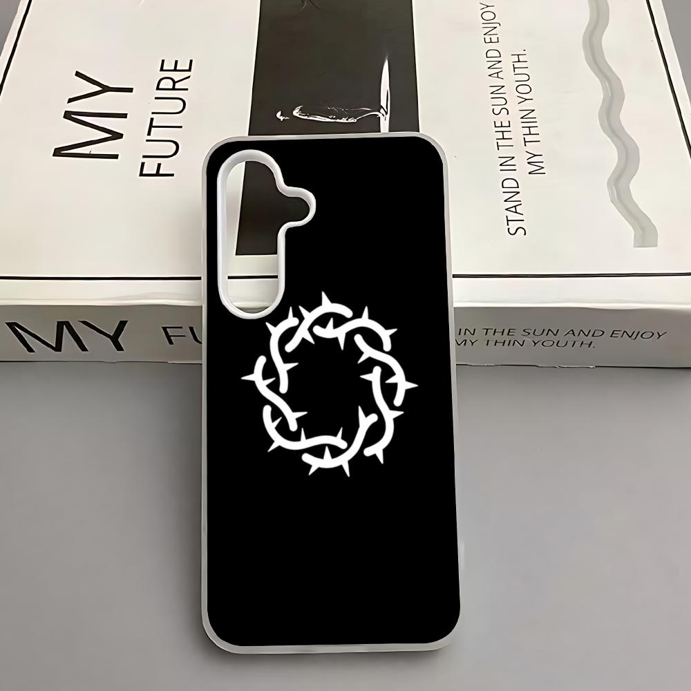 

Artwork Bad Omens Phone Case for Samsung A56 A16 A36 A26 A55 A54 A15 A35 A25 White 2-in-1 Jelly case Galaxy A25 5G