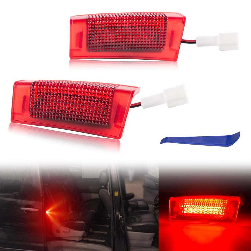 GemPro Courtesy Lamps for Toyota Vellfire and Alphard 40 3rd Row Sliding Door Spot Step Door Welcome Lights for Rear Sliding Designed Specifically for