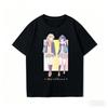 2026 Summer Cute Anime Pattern T-shirt with Adachi and Shimamura School Uniform Print, Unisex Casual Cotton Style Fan T-Shirt