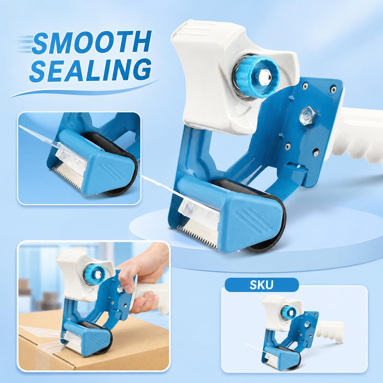 Metal 5CM Tape Dispenser Handheld Packing Tape Cutter Smooth Cutting Efficient Tape Sealing Tool for Packaging and Shipping One Size
