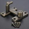 Door Latch, Aluminum Alloy Anti-Theft Security Bolt Latch Cabinet Hardware Durable Door Lock Buckle