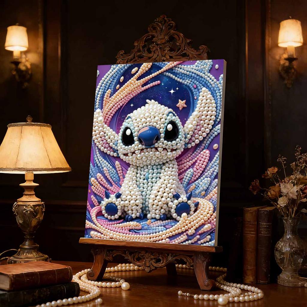Handmade 2D Pearl Inlay Captures Delicate Pearl Texture & Healing Starlight Glow, Ideal for Girly, Healing, Luxury Home Decor.