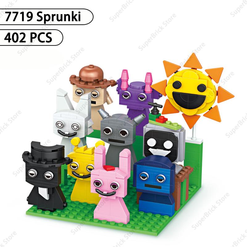 

Гарячі Спранкі Будівельні блоки Іграшки Набори Класична гра Мультяшна лялька 18 Фігурок Модель Цеглини Дитячі іграшки Подарунки на свято День народження