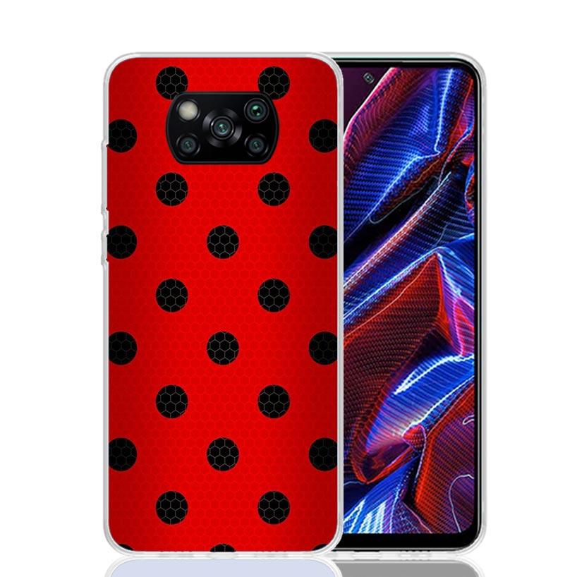 

Insect Seven-Star ladybug Phone Case For Xiaomi Poco X7 X6 X5 Pro F7 Ultra Redmi 15C 15 13 13C 12 12C 10 10A 10C 9 9A 9C 9T Cove Redmi 13