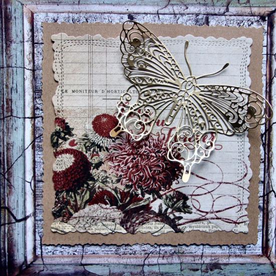 Blume Spitze Schmetterling Schneiden Sterben DIY Scrapbook Papier Karte Handwerk Dekoration Form