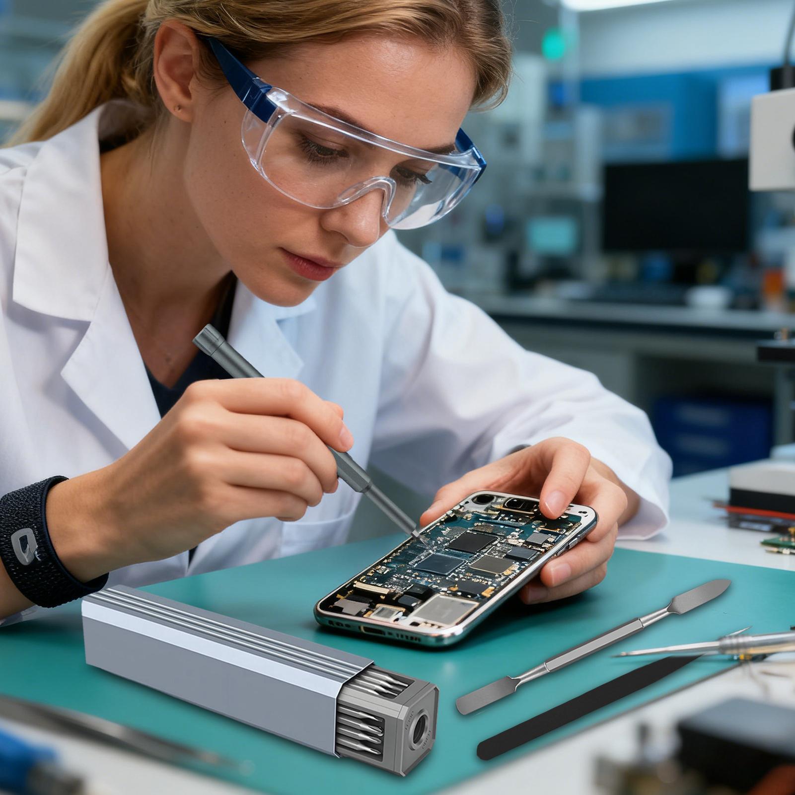 

Набор прецизионных отверток 44 в 1, противоскользящий инструмент, набор компьютерных отверток для компьютера, часов, очков, камеры, электроники China Mainland