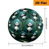Cute Panda Bamboo Moon Size Soccer Ball High Elasticity Match Universal Unique Gift Cartoon Soccer Ball Suitable For Both Training And Competition
