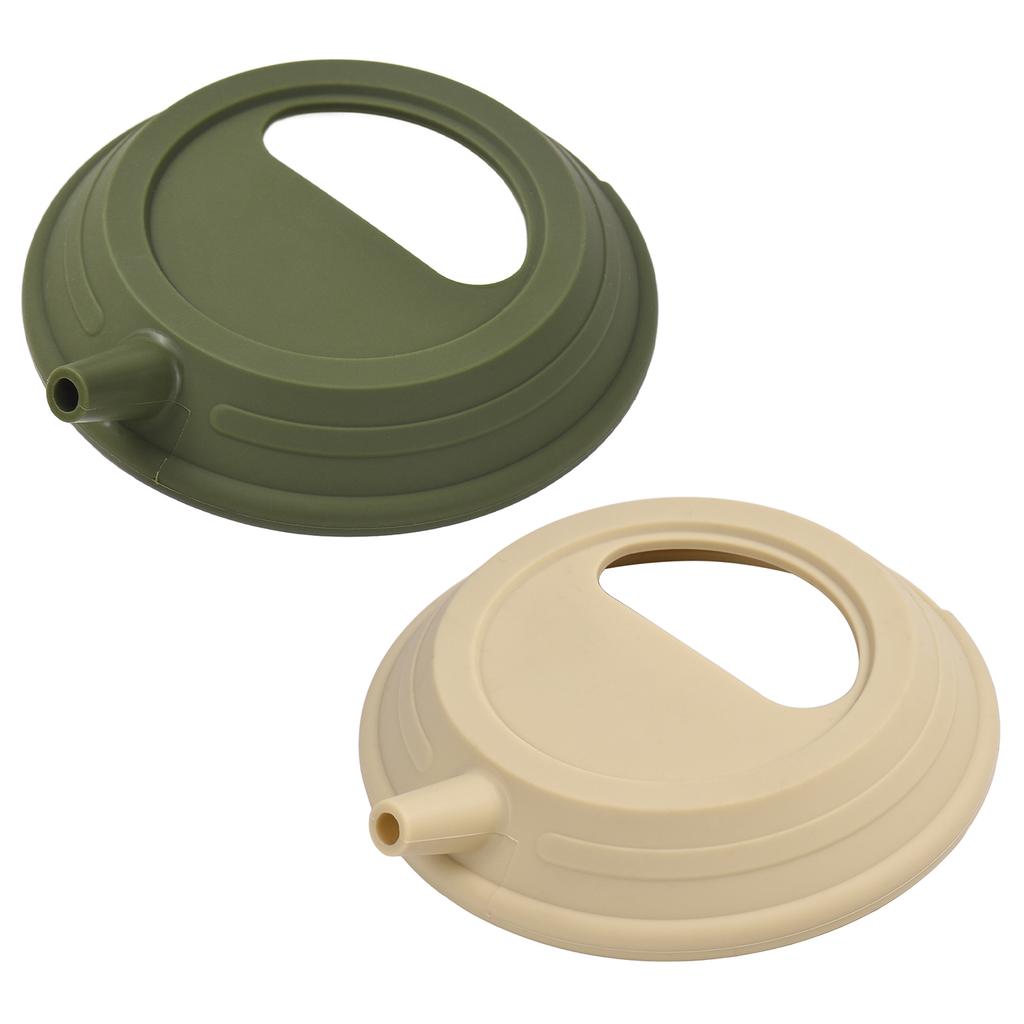 Silikon Kesseldeckel Outdoor Tragbarer Handaufbrühkessel Camping Teekanne Deckel Hochtemperaturbeständig f