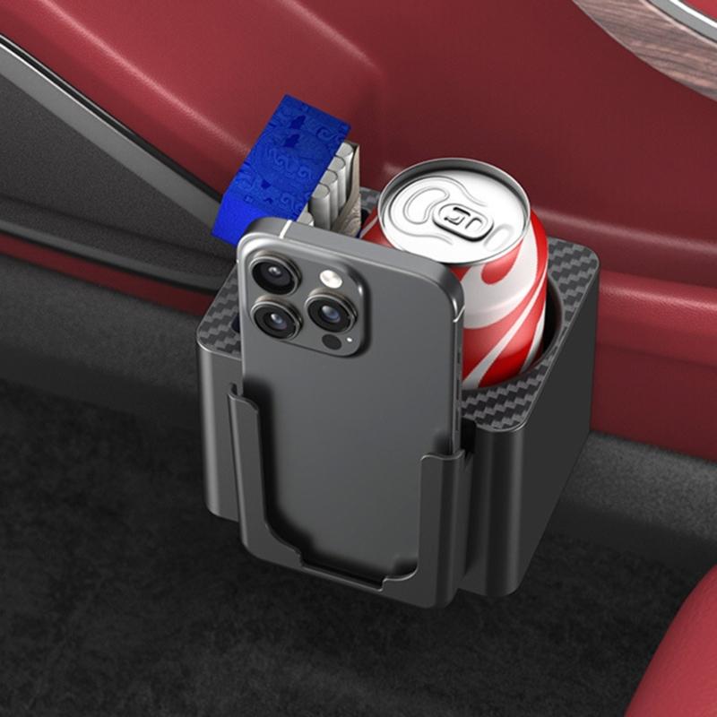 Fahrzeug Getränkehalter Aufbewahrungsbox Getränkehalter Sicher Nicht Umkippend Platzsparend Auto Zubehör für Kaffeetassen Dosen Snacks