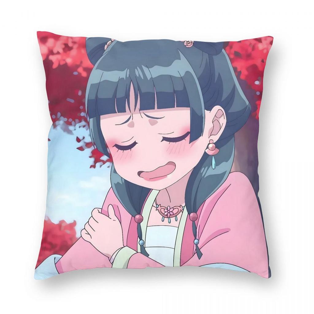 The Apothecary Diaries Anime Maomao Pillowcase Double-sided Printing Polyester Cushion Cover Decor Pillow Case Cover Home