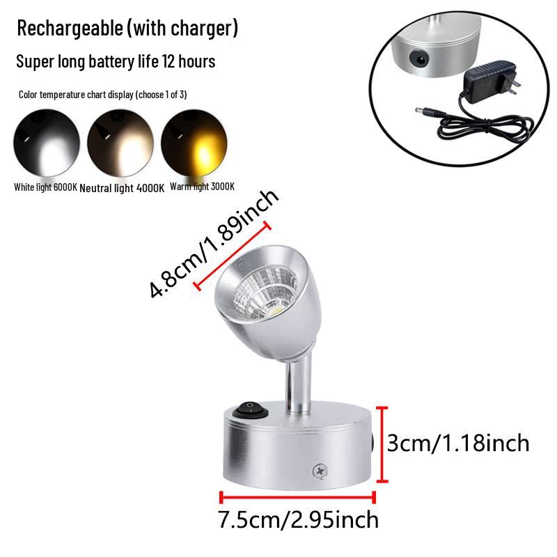 Wireless Jewelry Display Spotlight with Battery