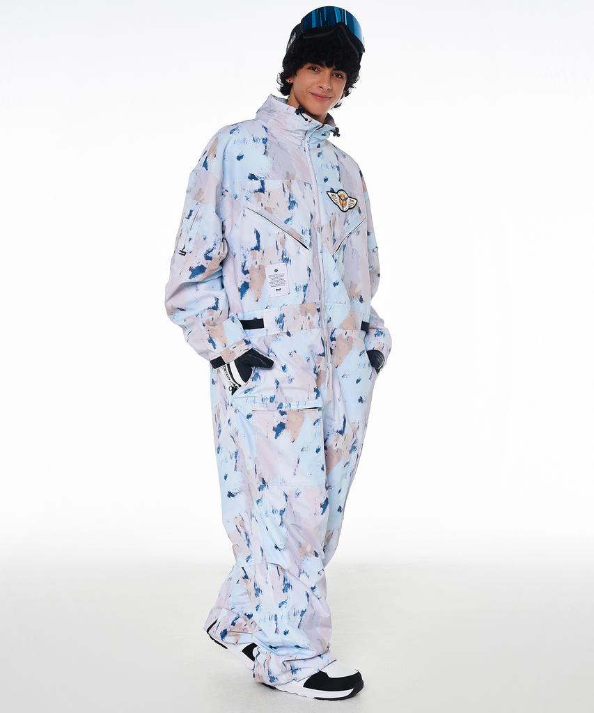 Dolauteoweeo 2425 Volkan Boardwear Work Jumpsuit Camo Print Unisex