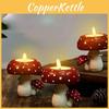 Stunning American Style Mushroom Candle Holder Perfect For Elegant Home Decoration