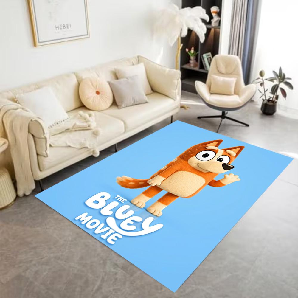 Bluey Bingo Hug Area Rug Suitable for Balcony Hallway Decorate room Kitchen Antislip Carpet Anime Office Decor Wedding Party Gift