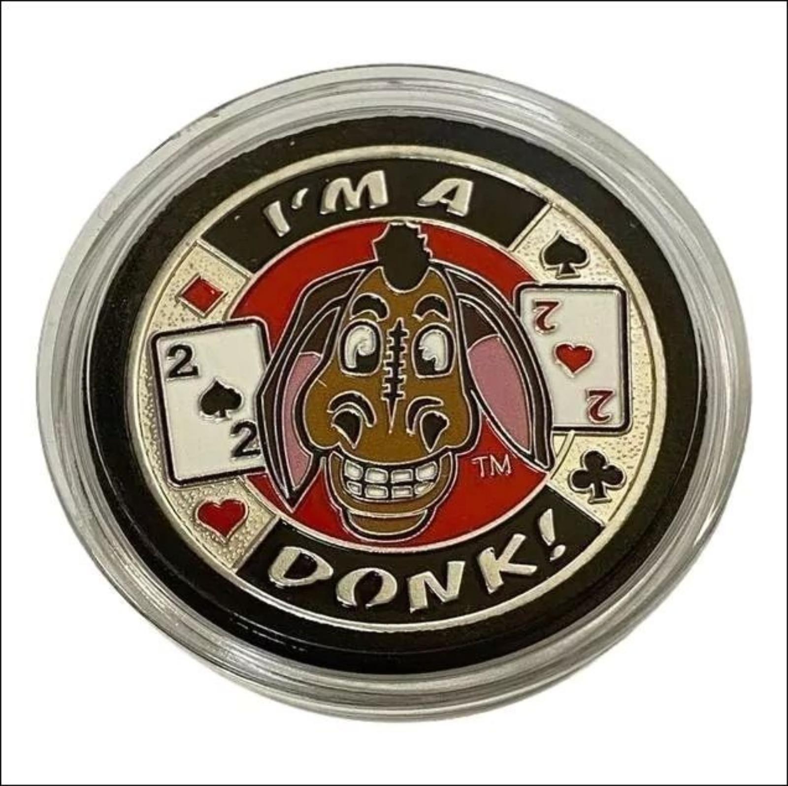 

Texas Hold em Metal Press Commemorative Coin One Size